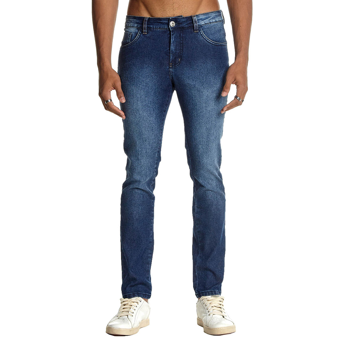 Calça Jeans Osmoze Skinny Z 101124284 Azul Menor preço em Calça Jeans Osmoze Skinny Z 101124284 Azul